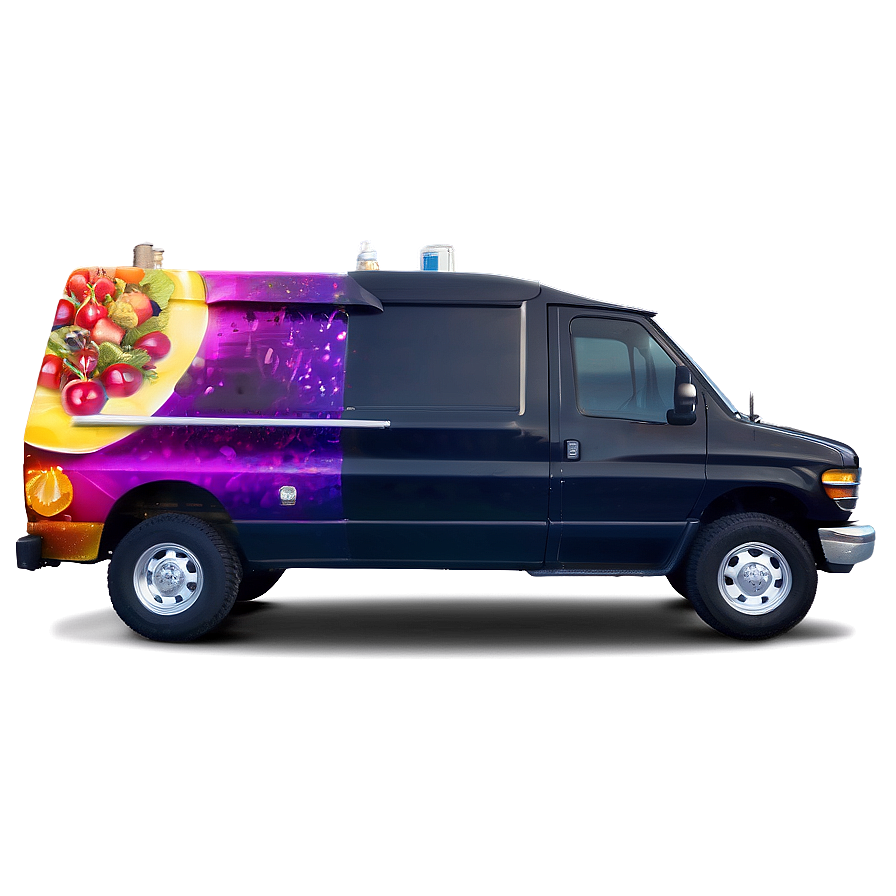 Custom Food Truck Van Png Wml PNG