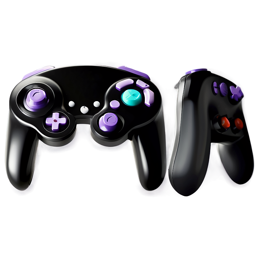 Custom Gamecube Controller Design Png 06242024 PNG