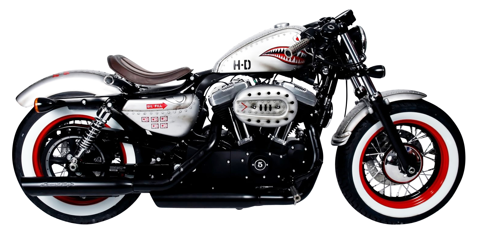 Custom Harley Davidson Motorcycle PNG