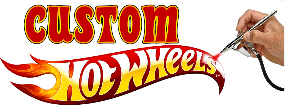 Custom Hot Wheels Logo Airbrush PNG