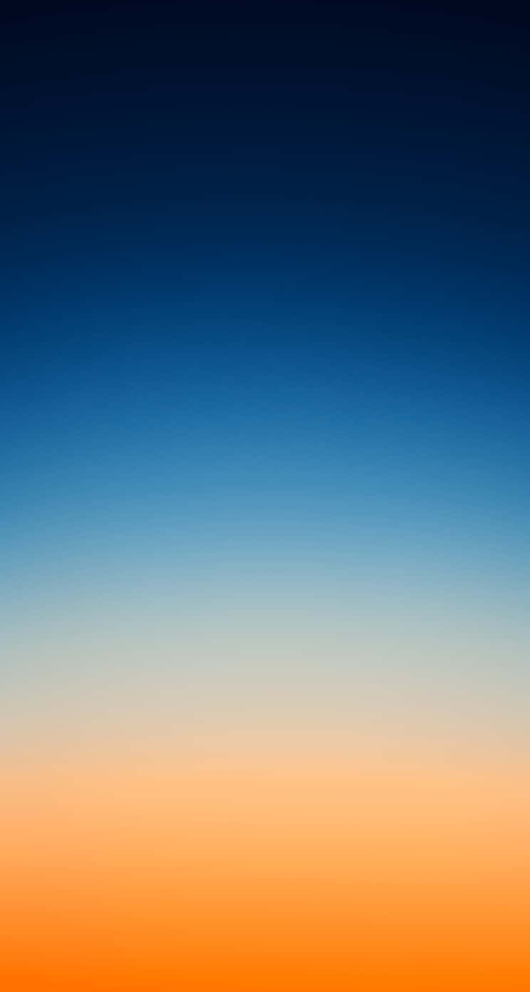 An Orange And Blue Sunset Background Wallpaper