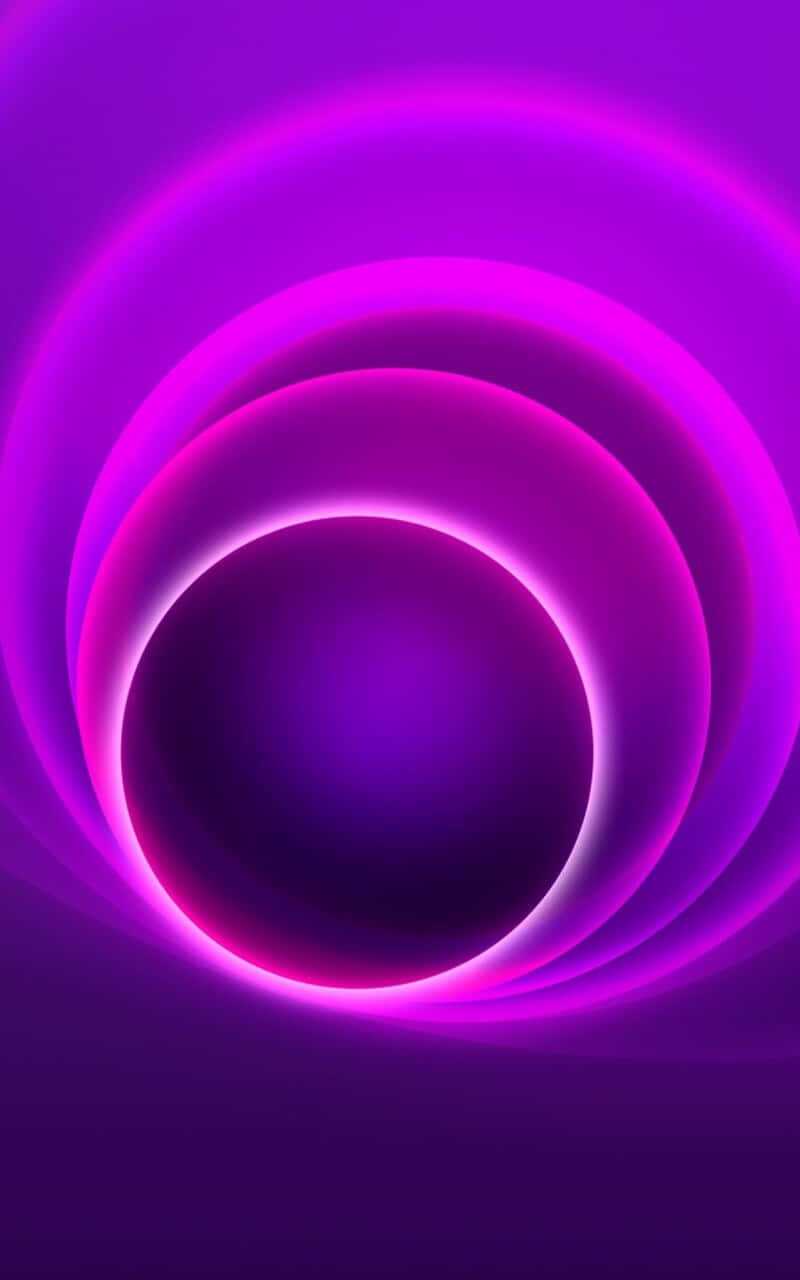Purple And Blue Circular Background Wallpaper