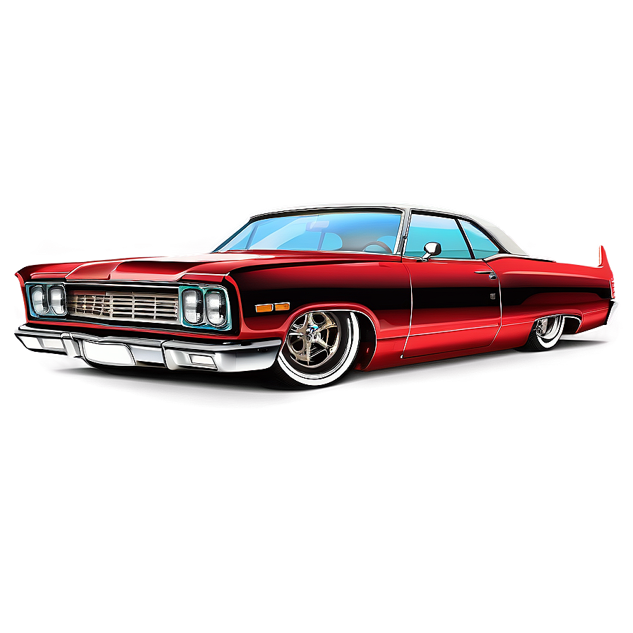 Custom Lowrider Illustration Png 12 PNG