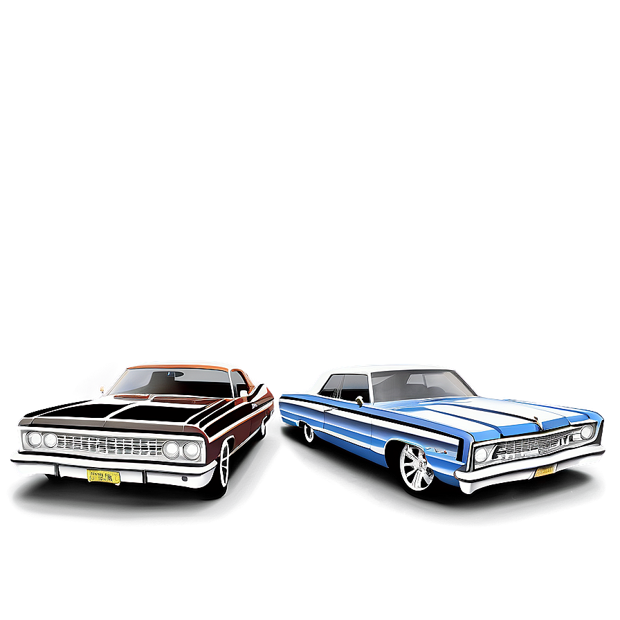 Custom Lowrider Illustration Png Mvq PNG