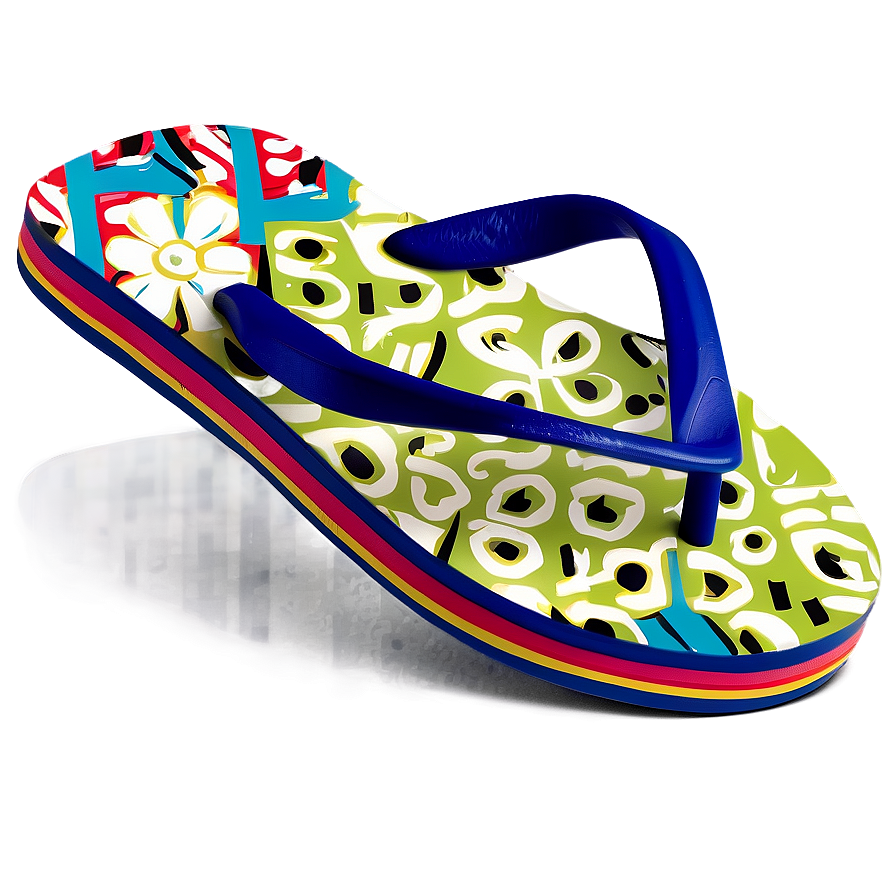 Custom Printed Flip Flop Png 06132024 PNG