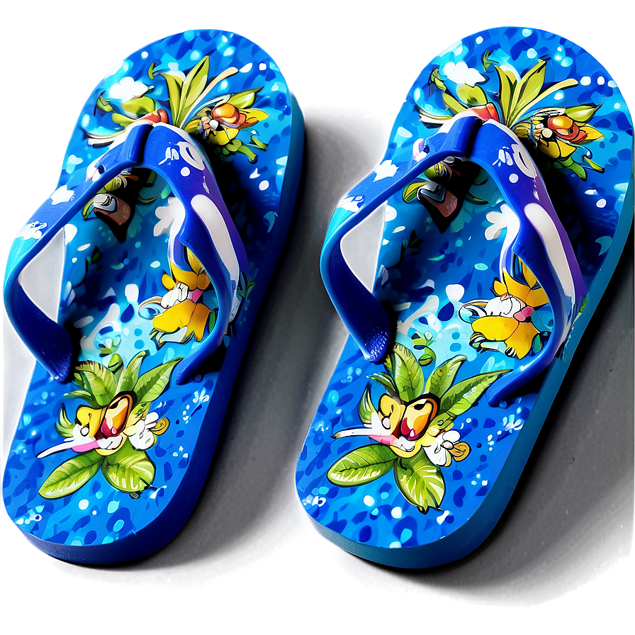Custom Printed Flip Flop Png 06132024 PNG