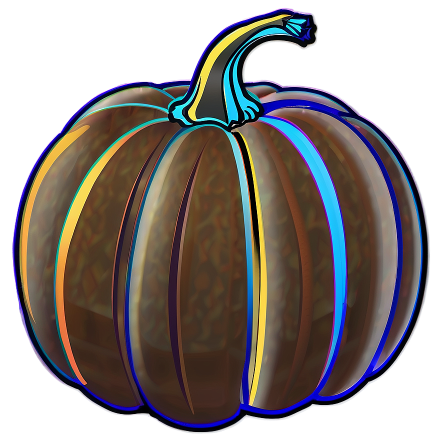 Custom Pumpkin Outline Design Png Qvy80 PNG