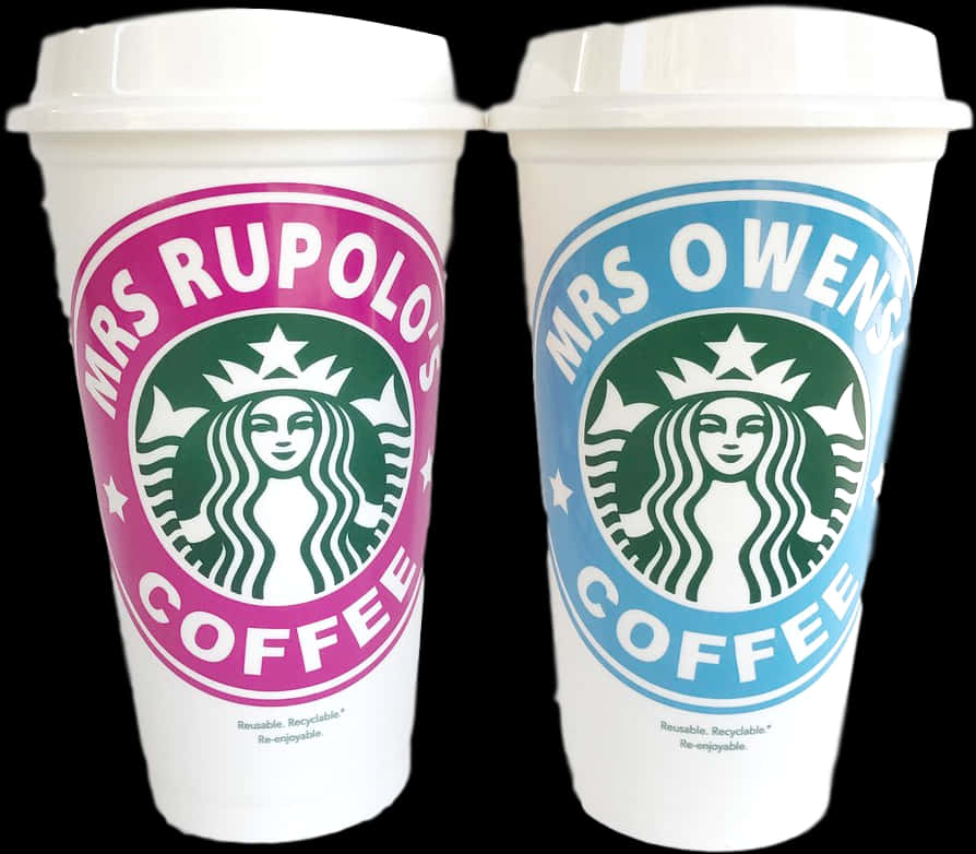 Custom Starbucks Cups Personalized PNG