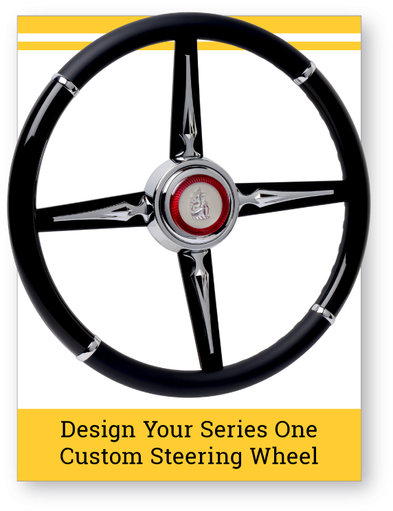 Custom Steering Wheel Design Advertisement PNG