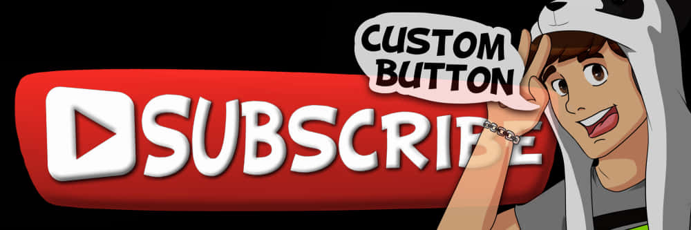 Custom Subscribe Button Cartoon Creator PNG