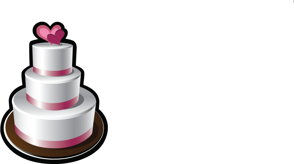 Custom Wedding Cake Topper Graphic PNG