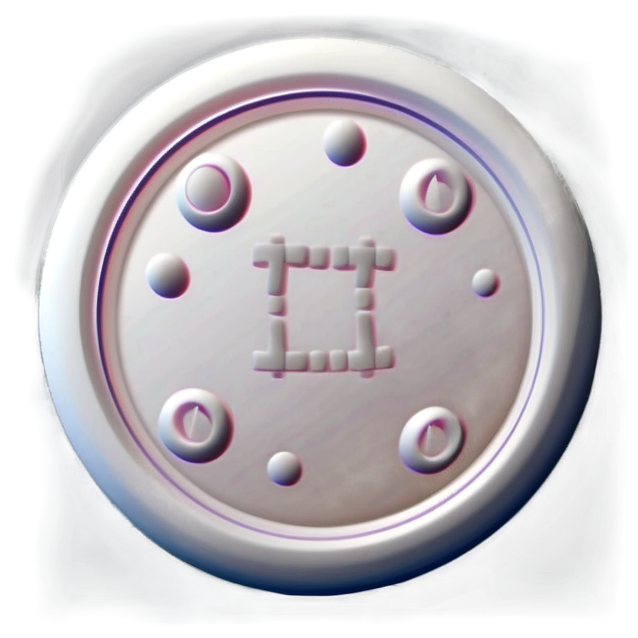 Custom White Button Design Png 13 PNG