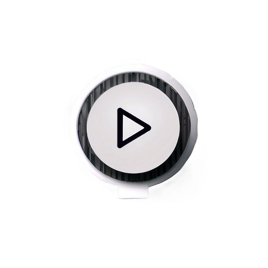 Custom White Play Button Png Oww PNG