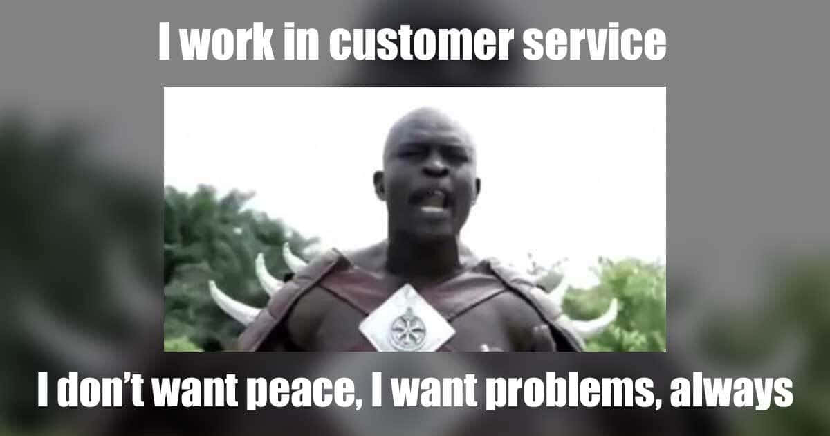 Customer service should never be a guessing game! Wallpaper