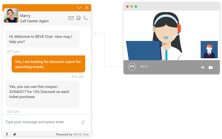 Customer Support Chat Interaction PNG