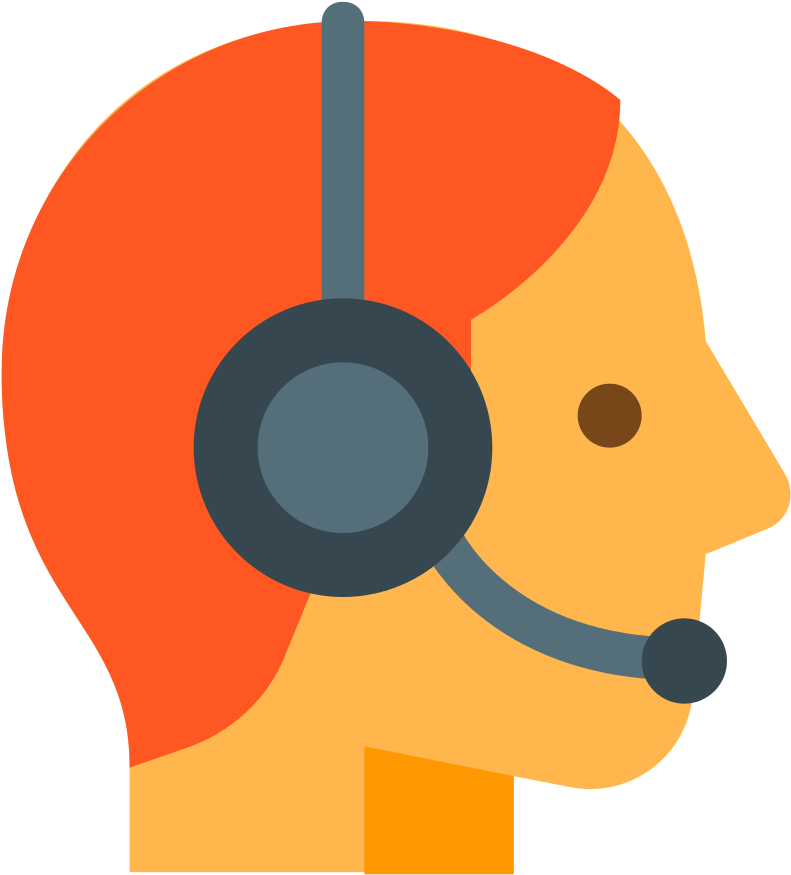 Customer Support Headset Icon PNG