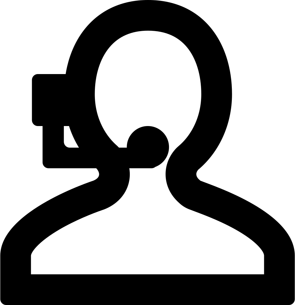 Customer Support Headset Icon PNG