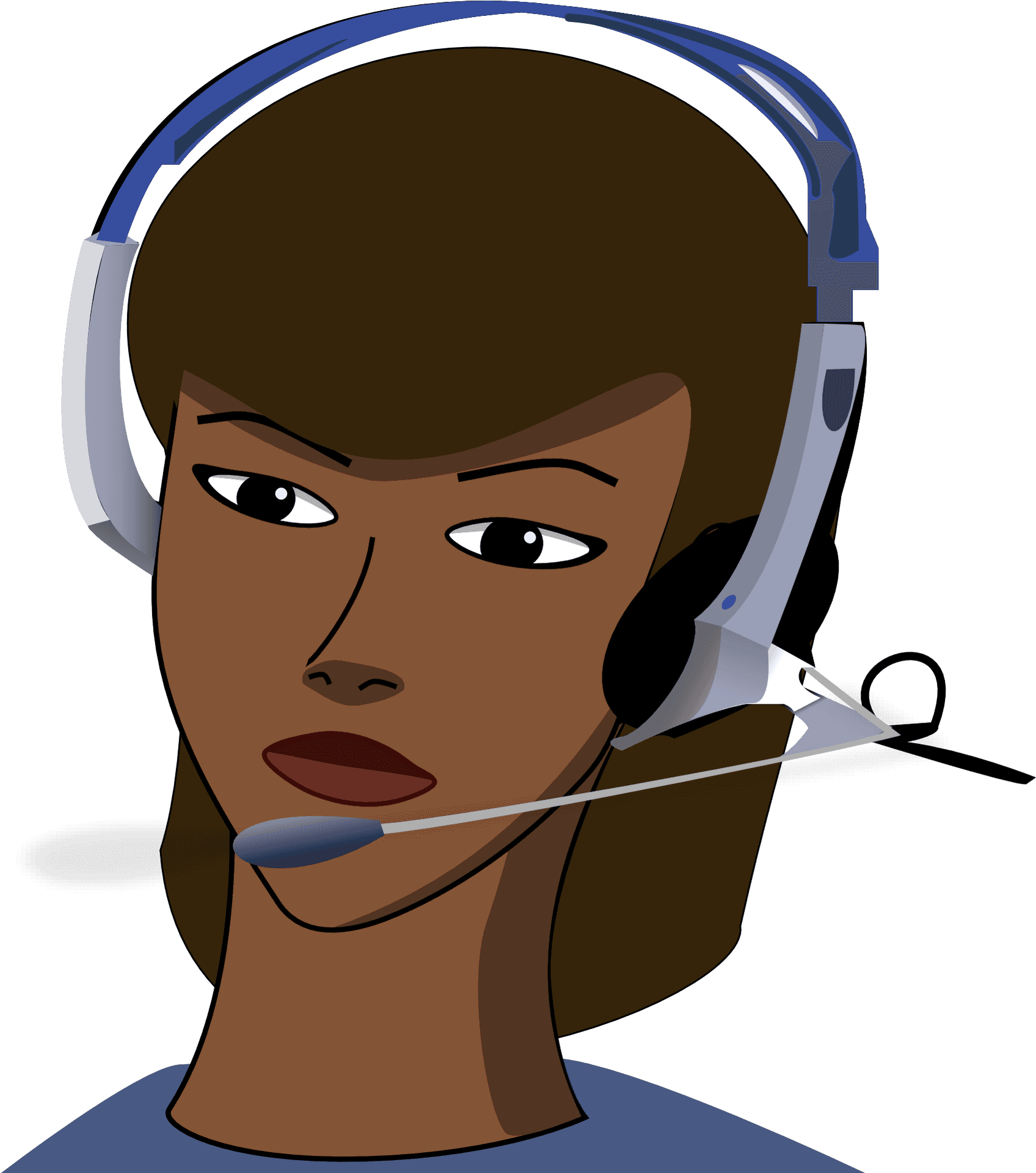 Customer Support Representative Vector PNG