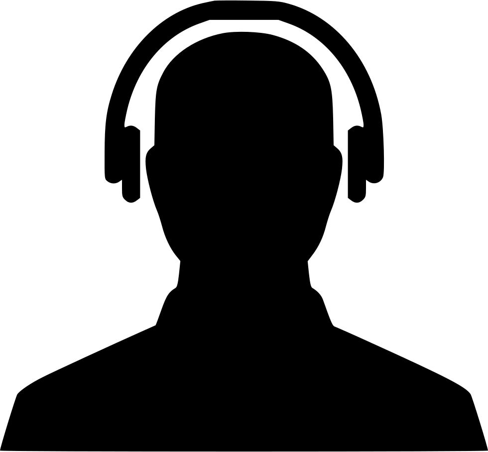 Customer Support Silhouette PNG