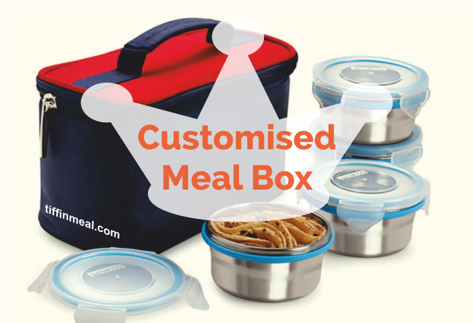 Customised Meal Boxand Insulated Bag PNG