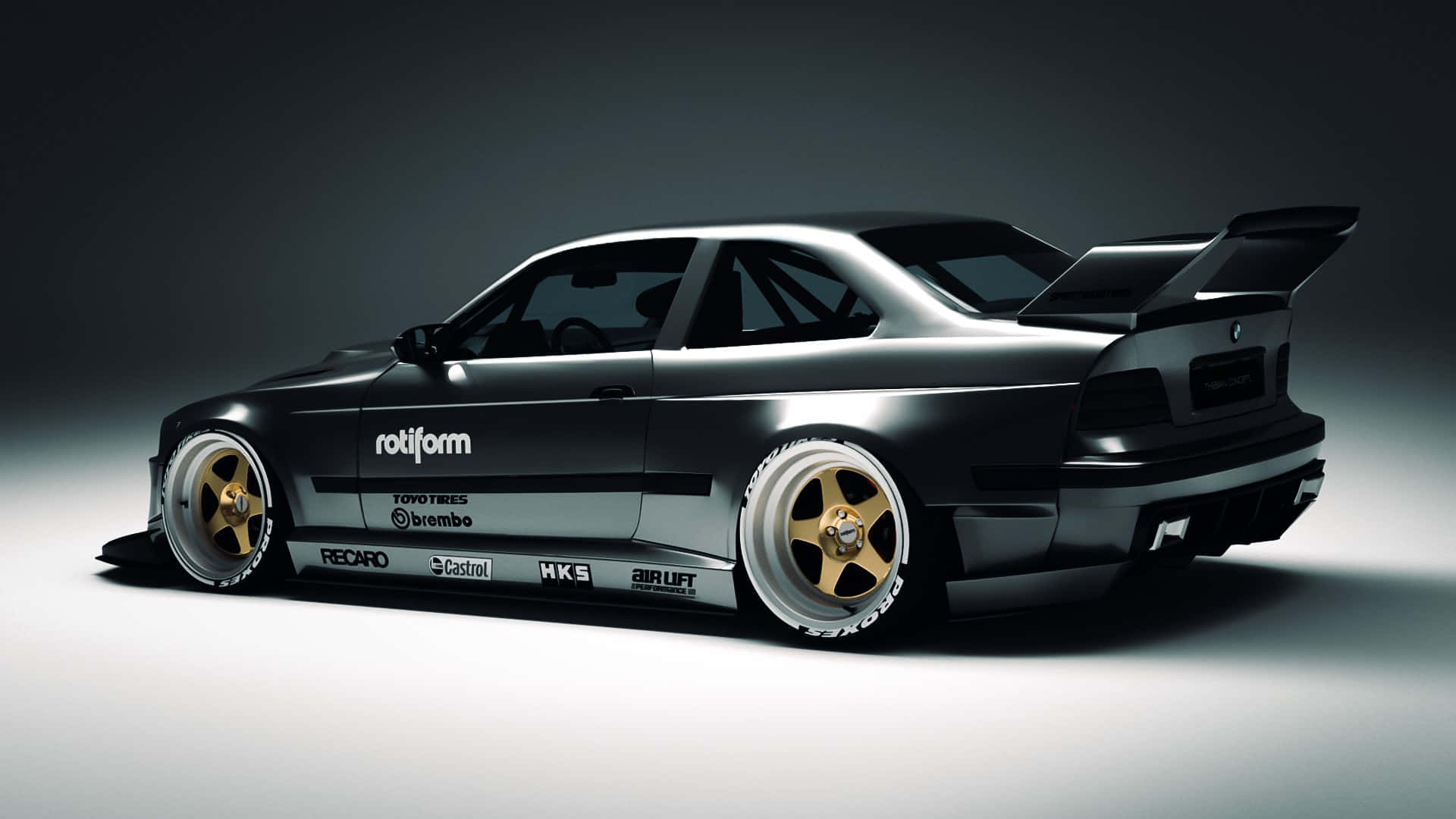 Customized B M W E36 Coupe Showcar Wallpaper