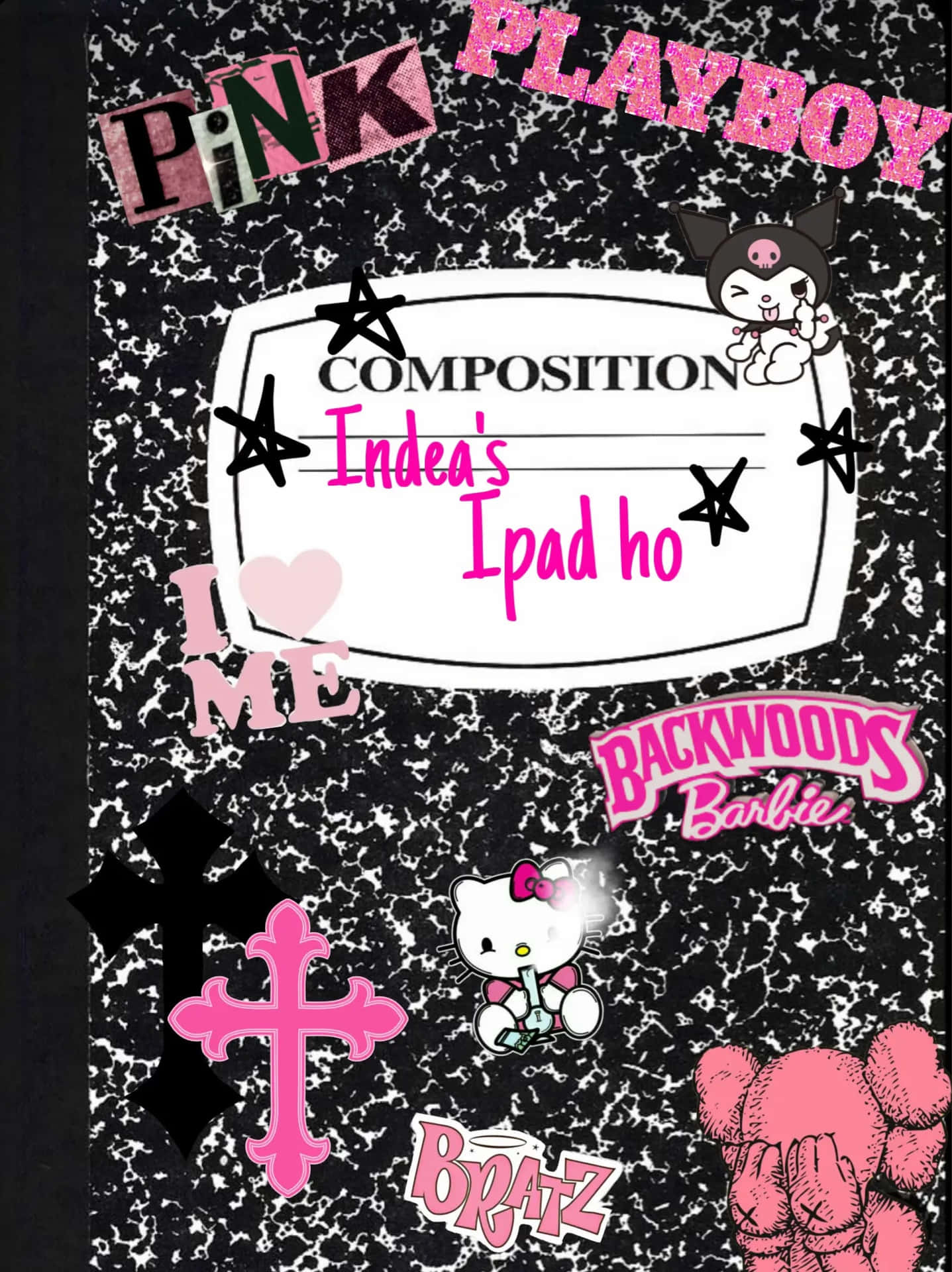 Customized Composition Notebook Cover Wallpaper