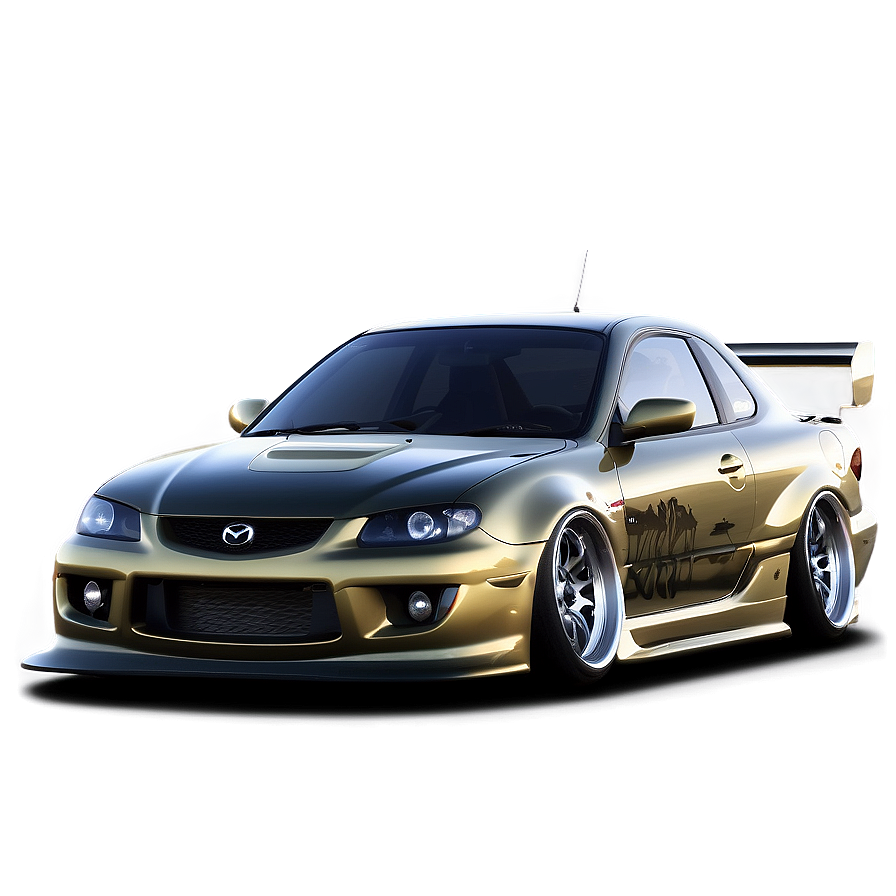 Customized Mazda Drift Car Png 4 PNG