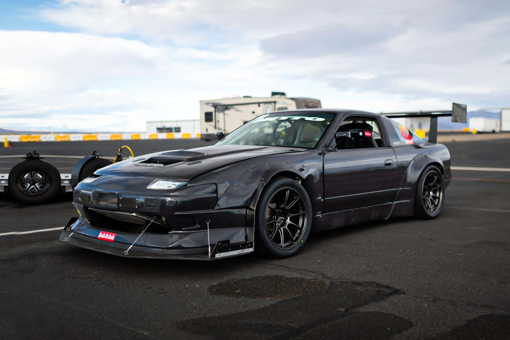 Customized Nissan240sx Track Ready Wallpaper