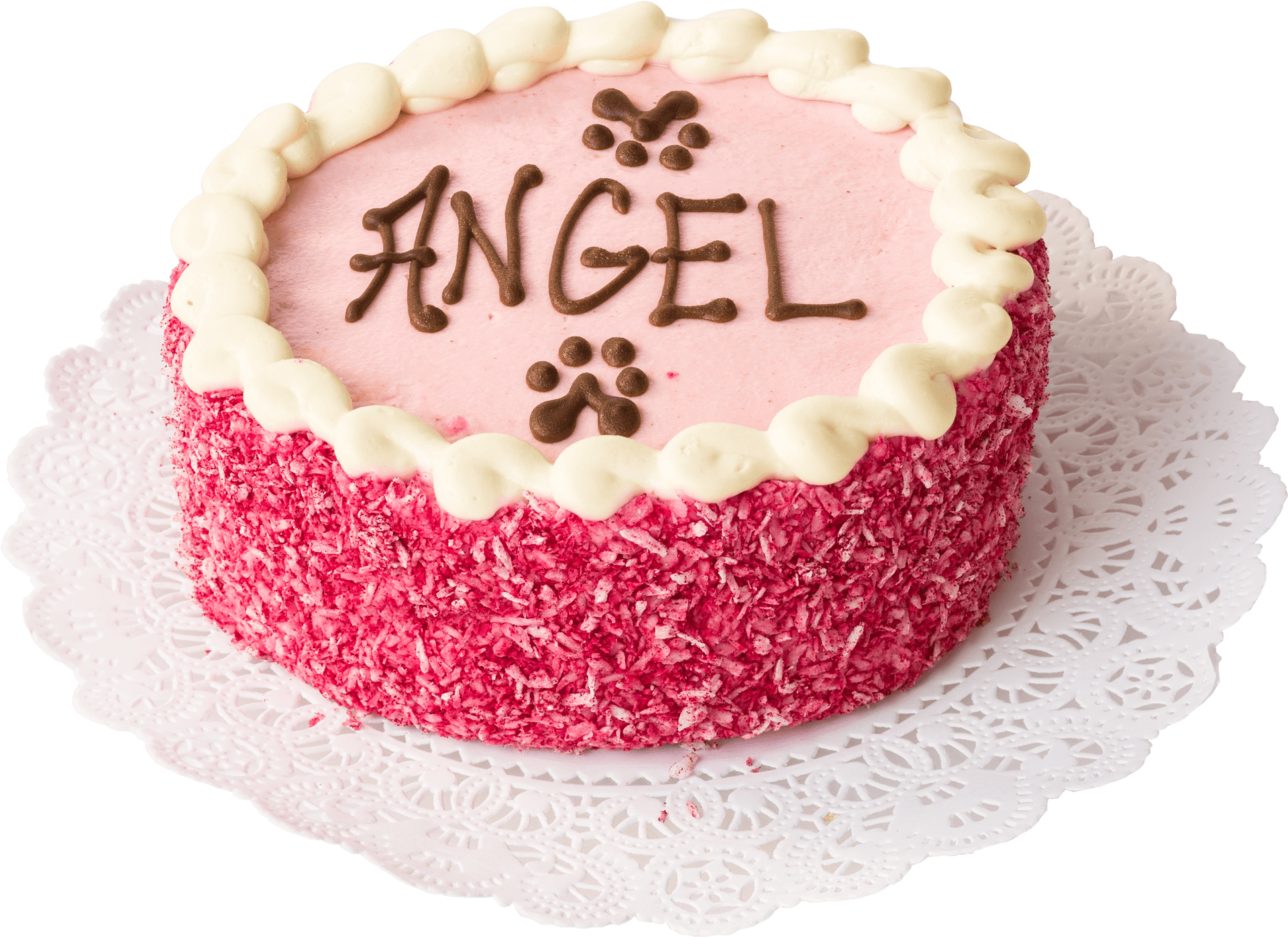 Customized Pink Cake Angel PNG