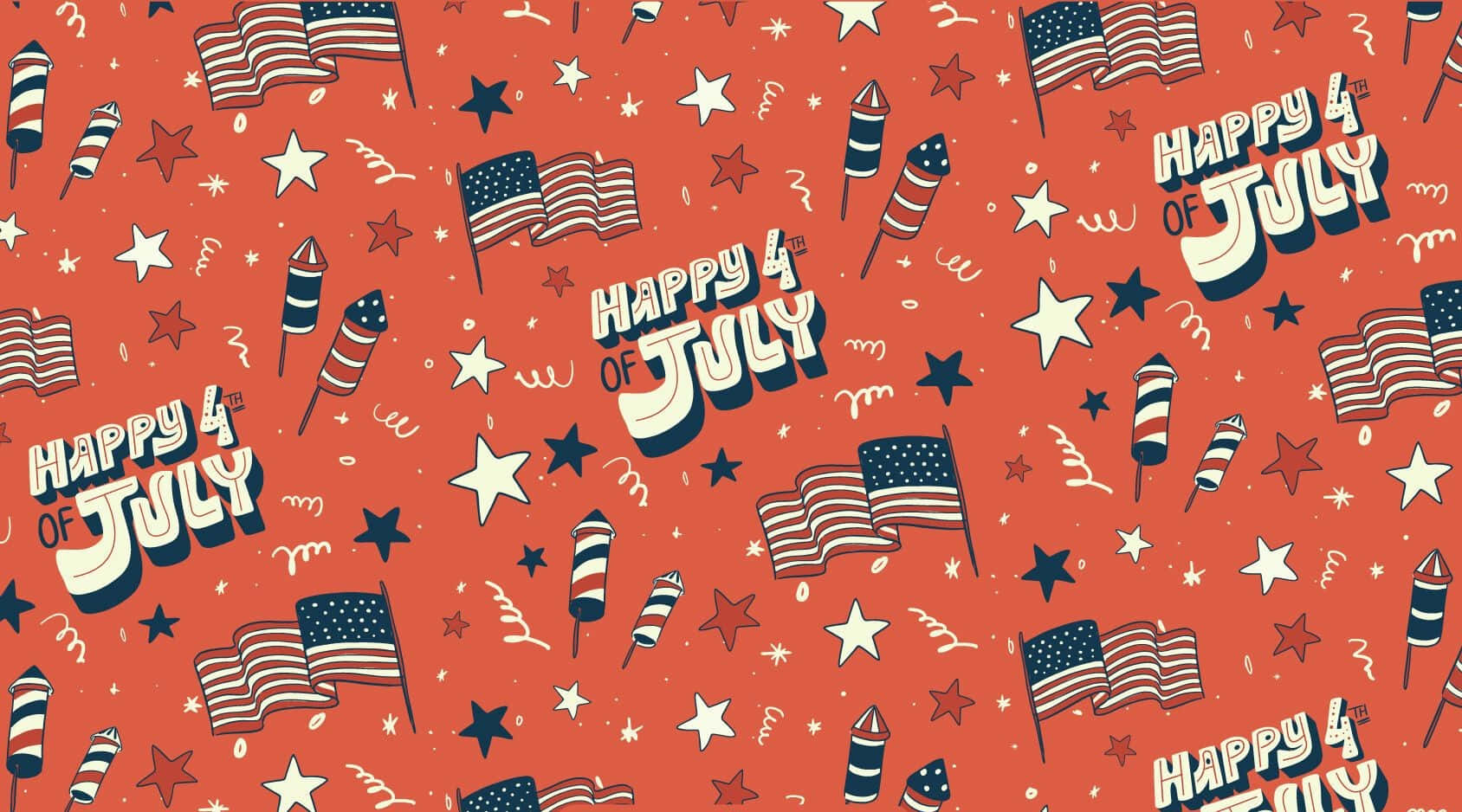 Download Cute 4th Of July Background | Wallpapers.com