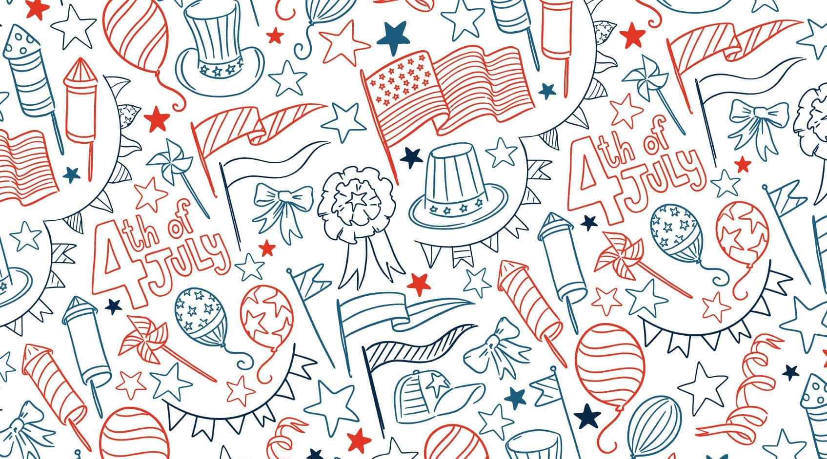 "Celebrate Independence Day with a cute 4th of July background!"