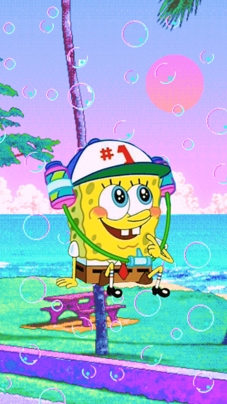 Download Cute Aesthetic Cartoon Spongebob Squarepants Wallpaper |  