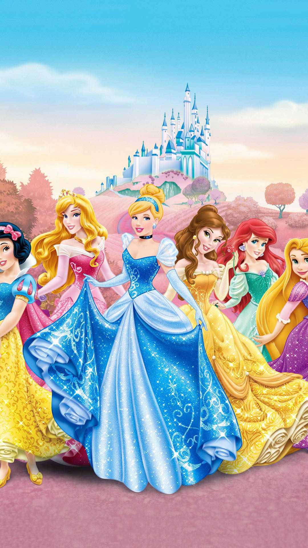 Download “A dream is a wish your heart makes: Create your own magical  fairytale with this whimsical Cute Aesthetic Disney Princess wallpaper.”  Wallpaper