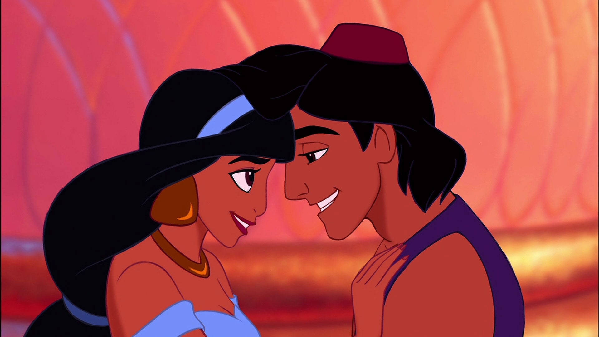 Sød Æstetisk Disney Prinsesse Jasmine Aladdin Tapet Wallpaper