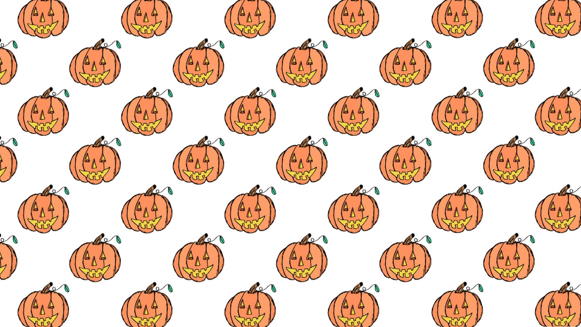 Download Cute Aesthetic Halloween Classic Pumpkins Wallpaper | Wallpapers .com