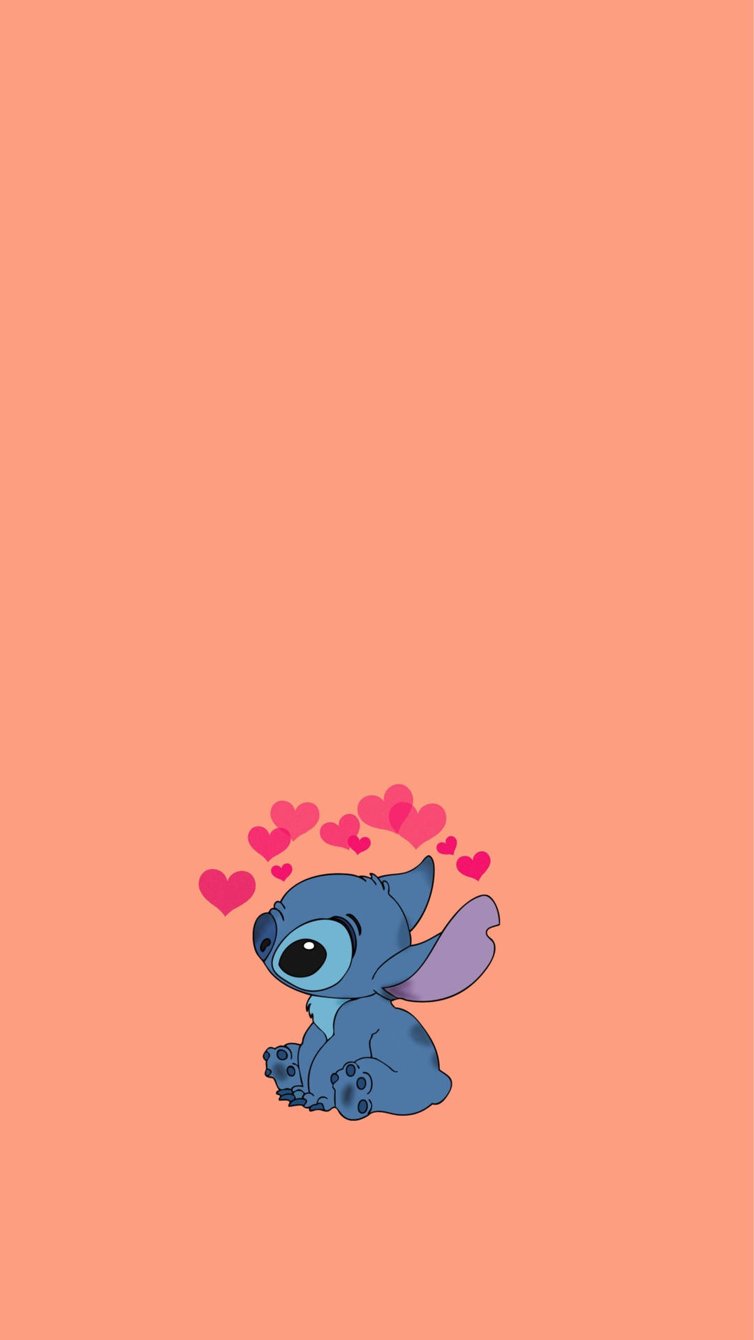 Download stitch and angel couple blue background wallpaper wallpapers.com