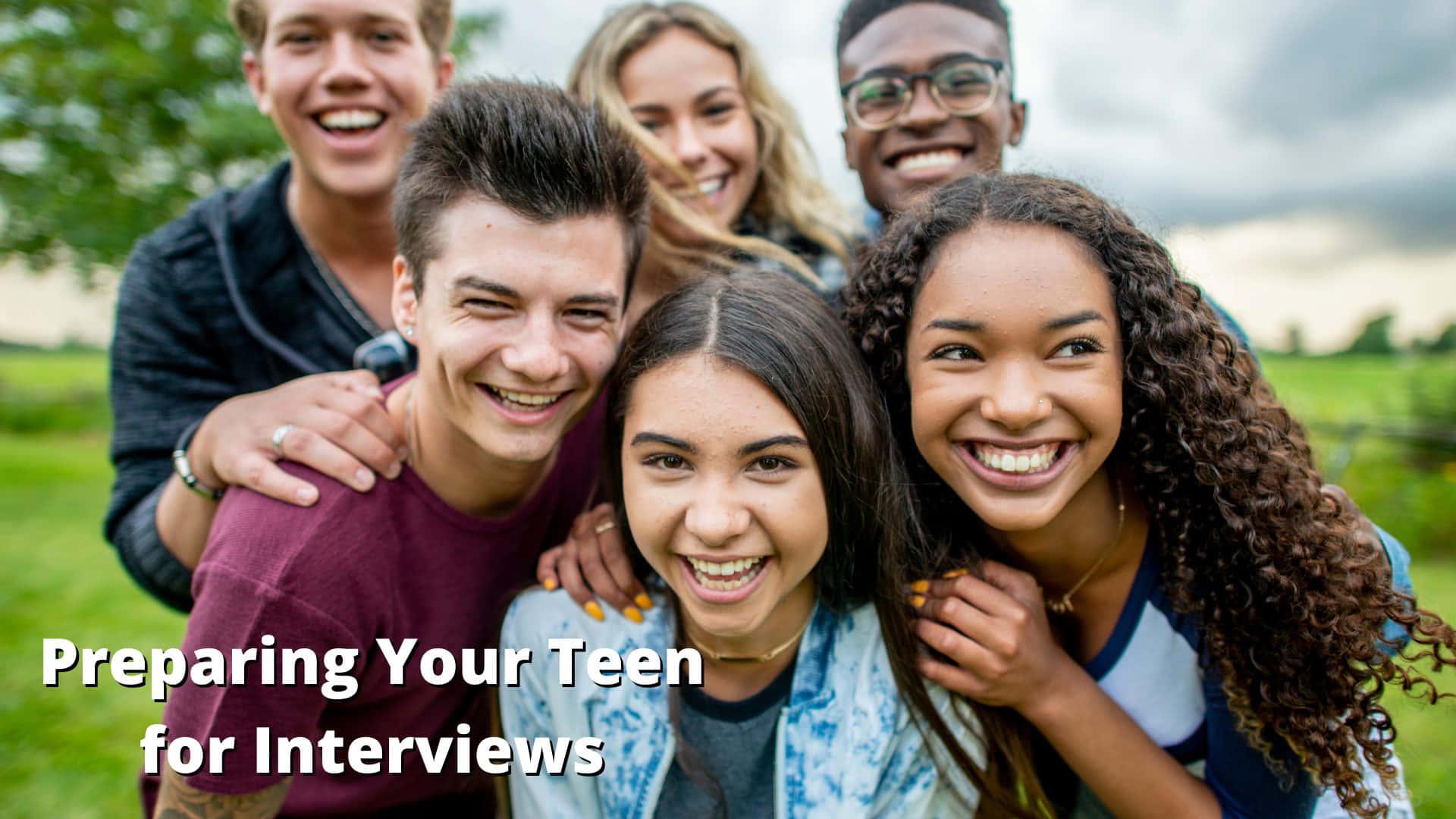 Lindoestético Para Adolescentes Preparándose Para Entrevistas. Fondo de pantalla