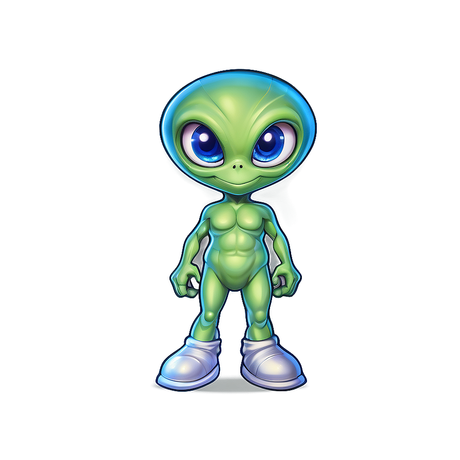 Cute Alien Mascot Png Thu PNG