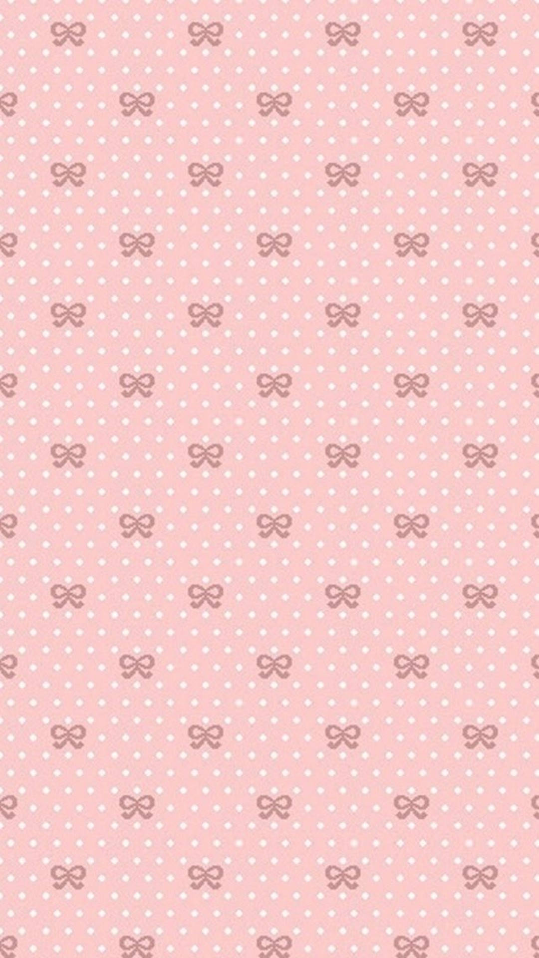 Cute And Pink Small Ribbon Patterns Backdrop