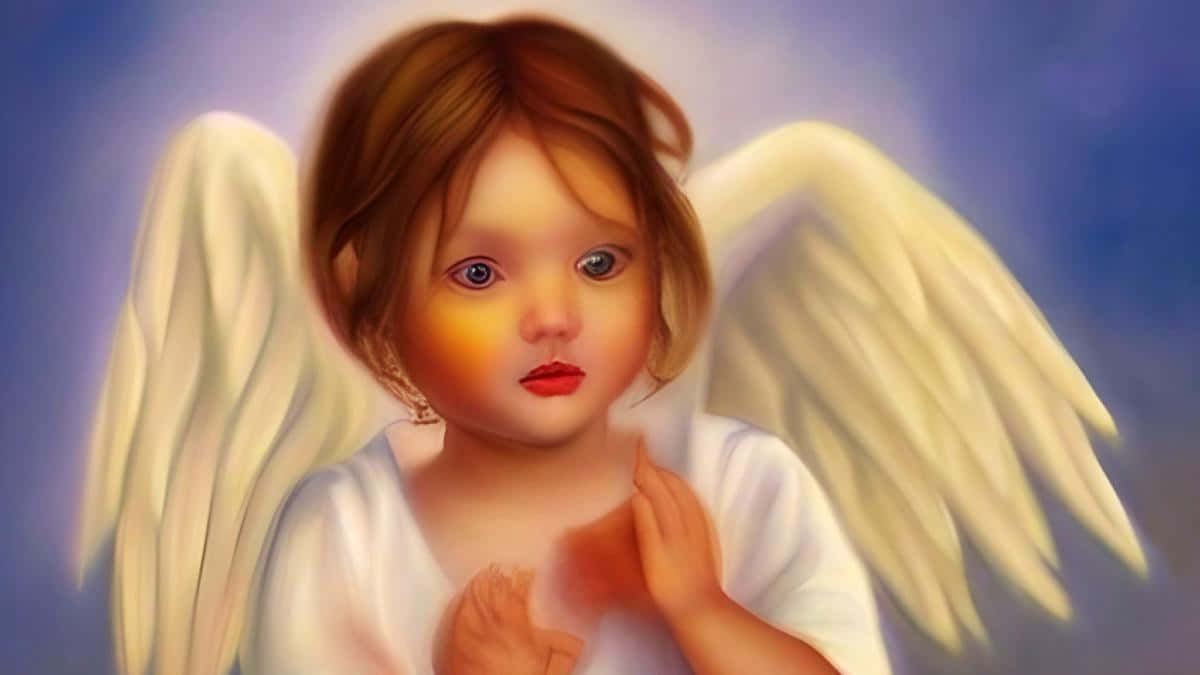 Beautiful Cute Angel aesthetic baby angel HD wallpaper  Pxfuel