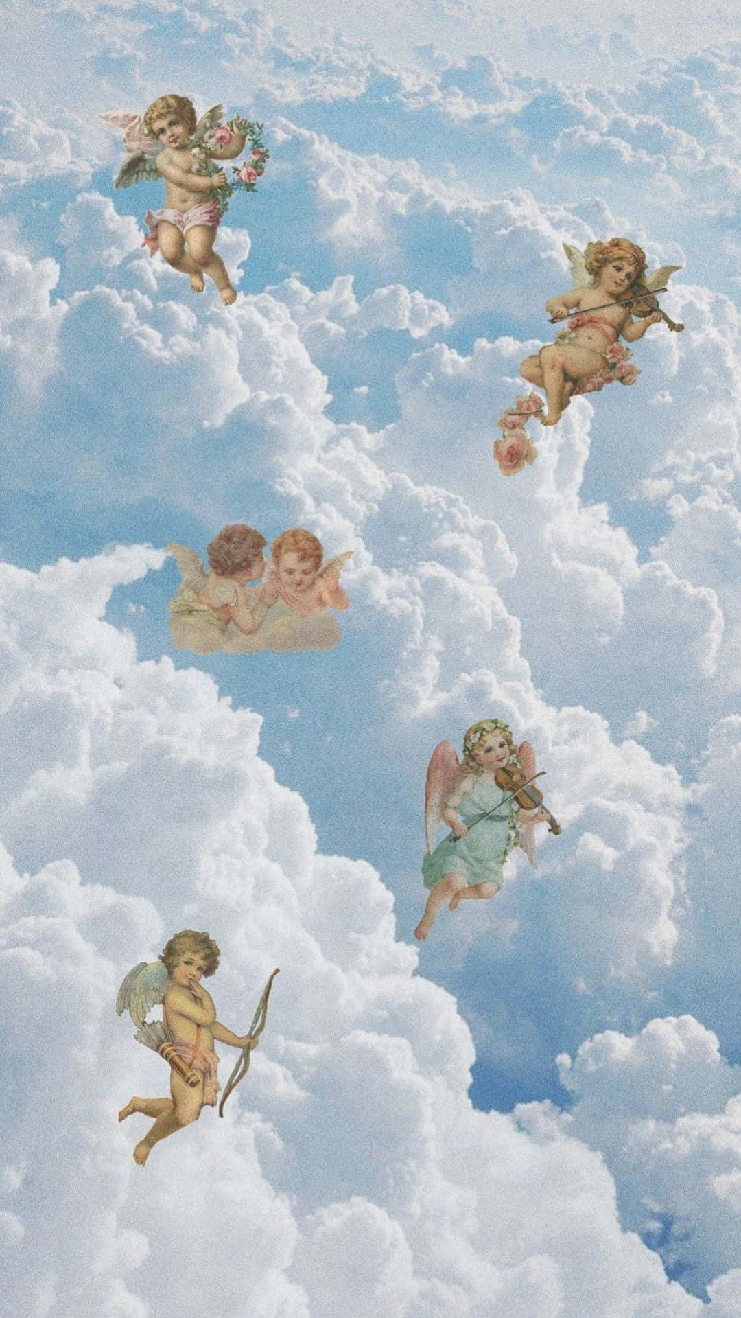 Cute Angels Wallpaper