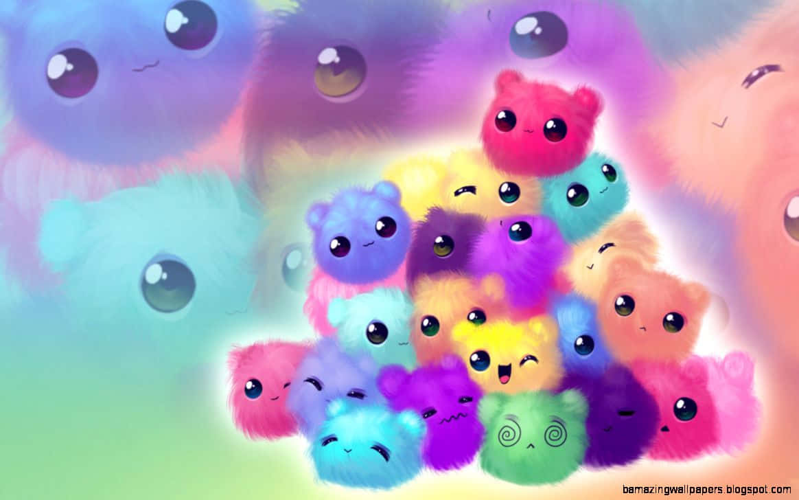 "Unlock your inner cuteness with this adorable animal anime!" Wallpaper