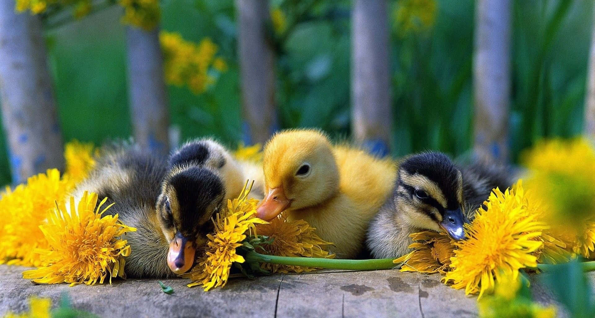 Cute Animal Ducklings Picture