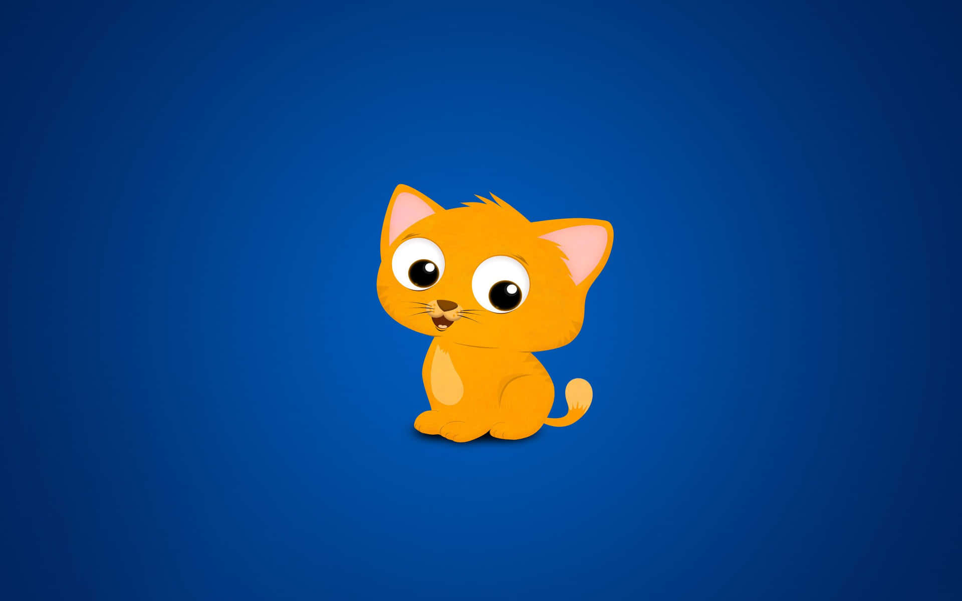 Animaleslindos Gato De Dibujos Animados Fondo de pantalla