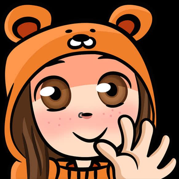 Cute_ Animated_ Bear_ Costume_ Avatar PNG