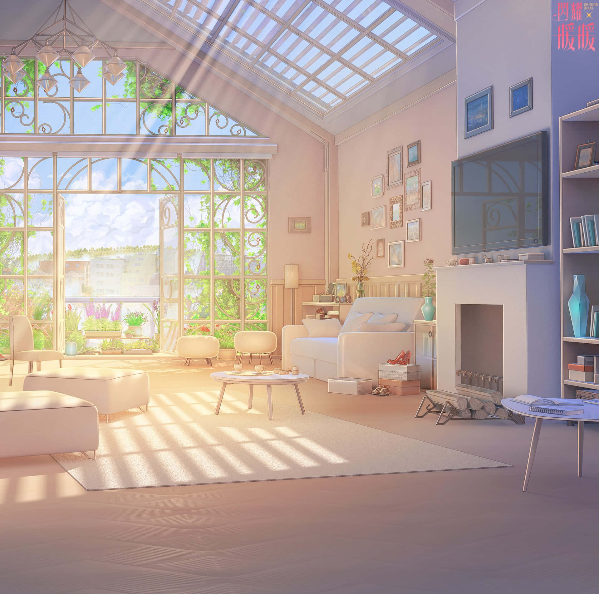 Anime Backgrounds Night House, inside the house anime HD wallpaper | Pxfuel