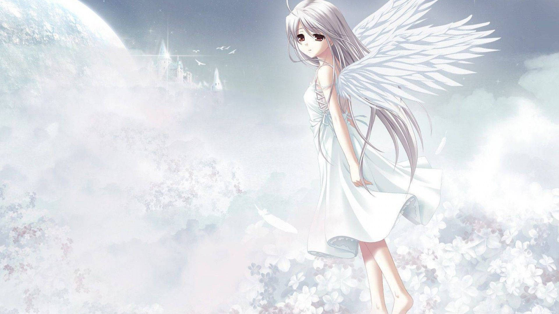 Cute Anime Characters In Angel Outfit