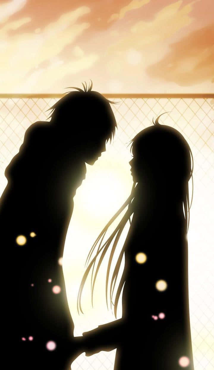 cute anime couple wallpaper for mobile