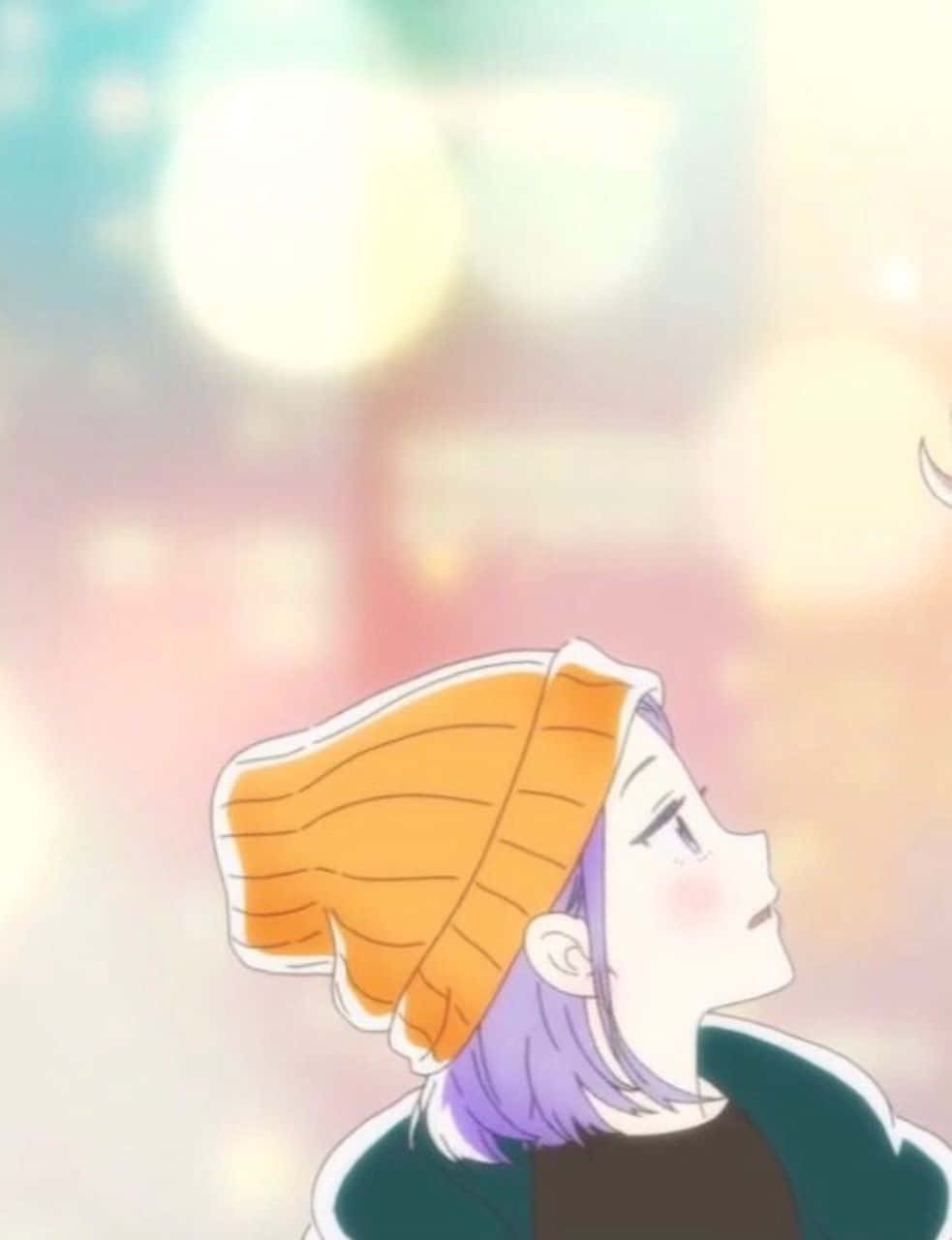 A heartwarming embrace between a lovable anime couple
