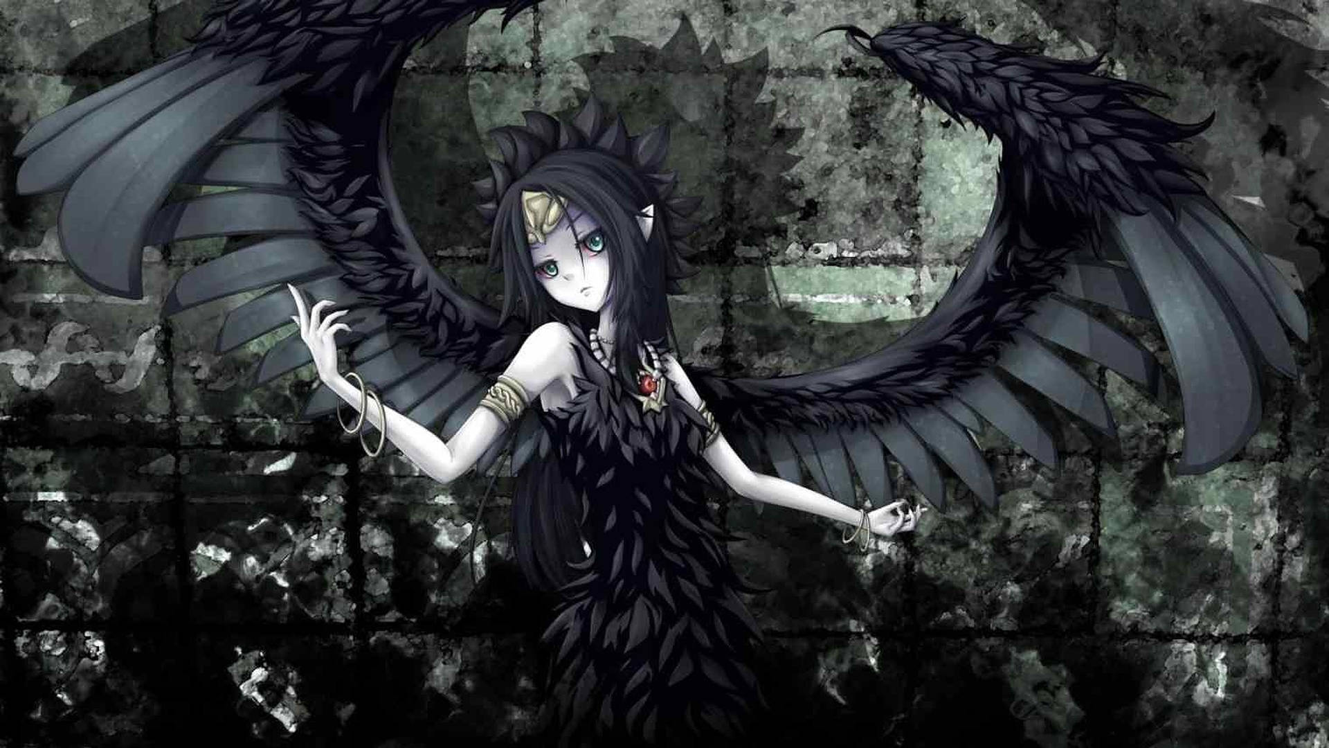 Cute Anime Dark Angel